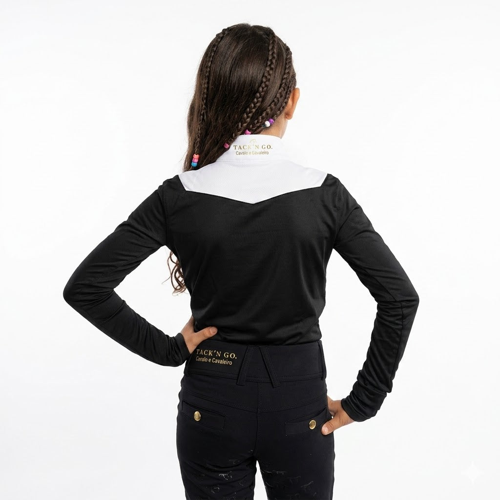 Culote Infantil Coleção Equestria Preto