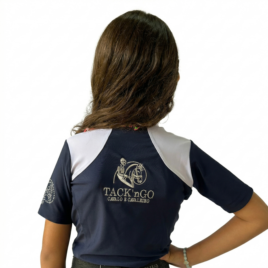 Blusa Equestria Manga Curta Infantil