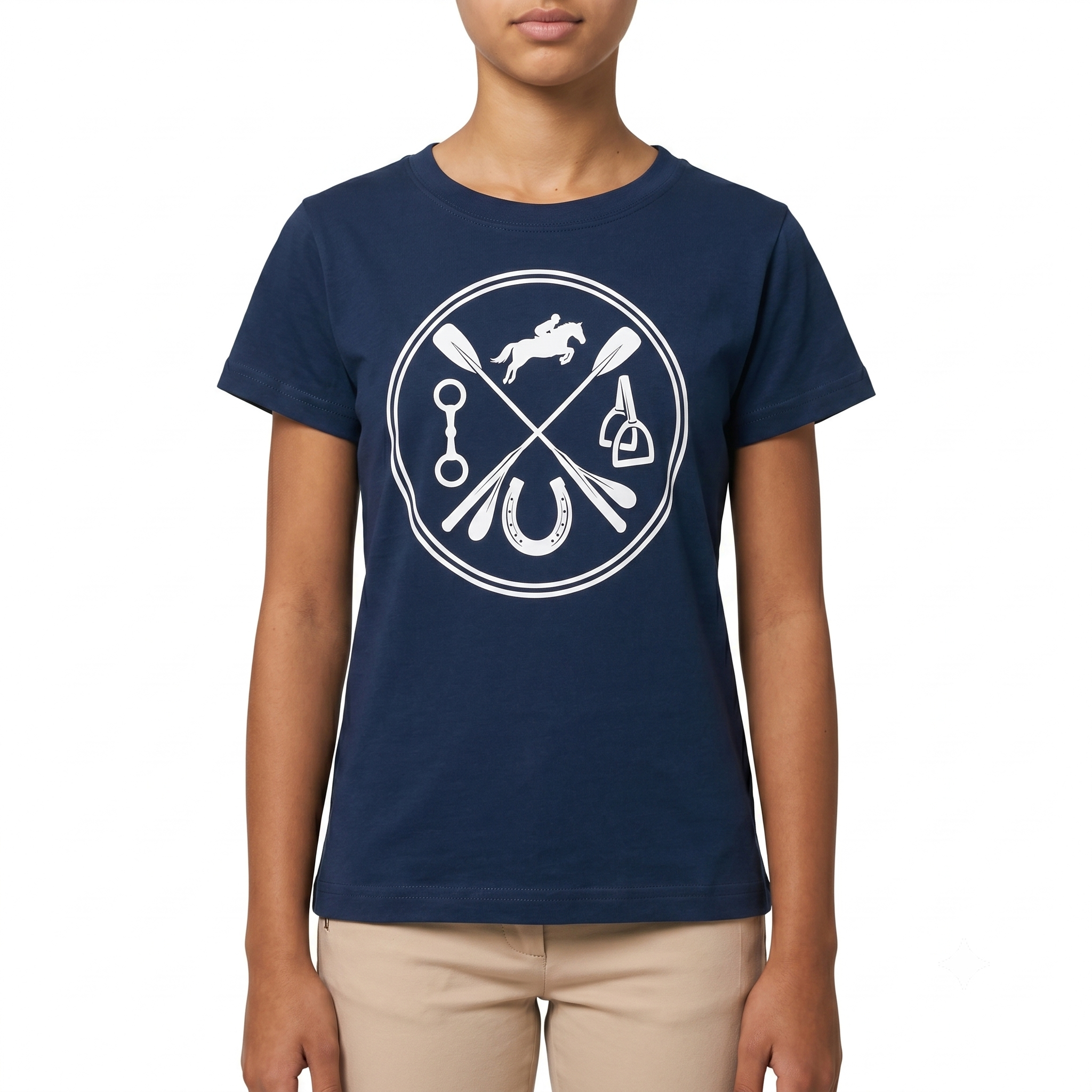 Camiseta Babylook Adulto Marinho