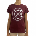 Camiseta Babylook Adulto Bordo