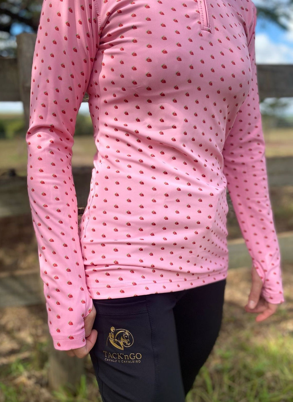 Blusa Strawberry Howdy