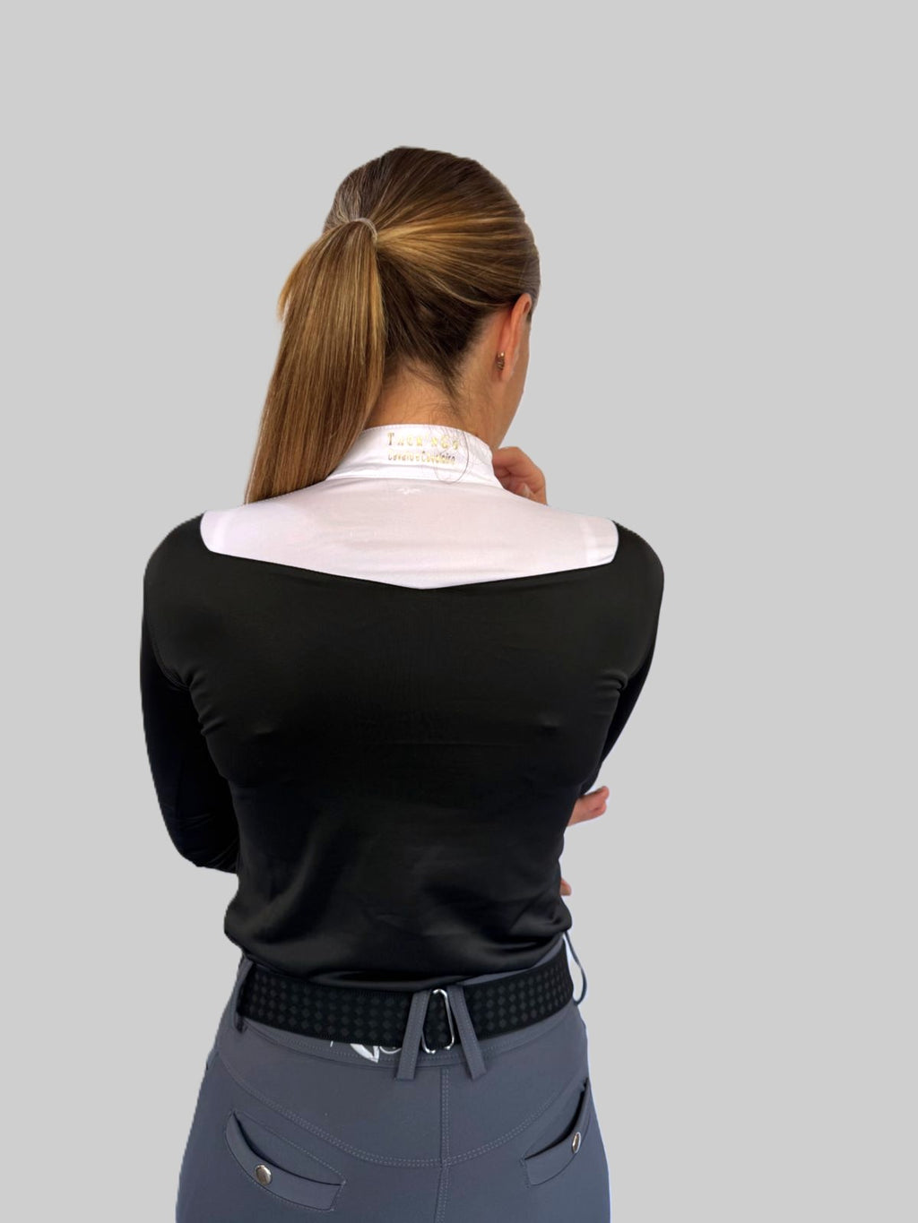 Blusa Preta Dressage Coleção Equestria